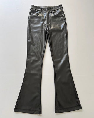 low waist leather
