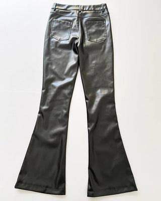 low waist leather