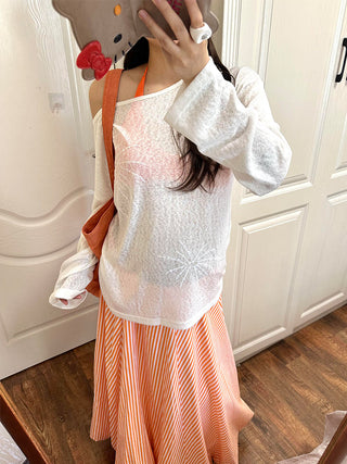 sequin sun blouse