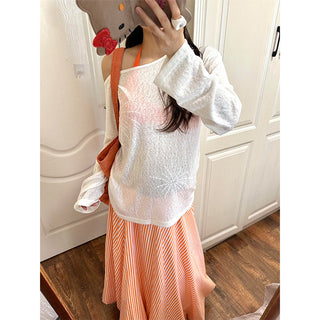 sequin sun blouse