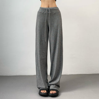 drawstring wide pants