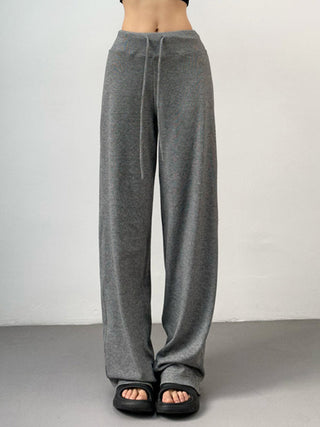 drawstring wide pants