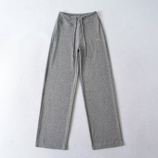drawstring wide pants