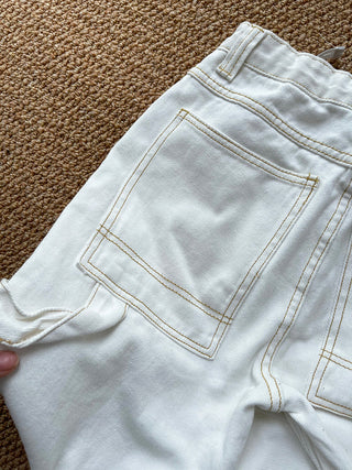 white straight jeans