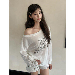 sheer long sleeve