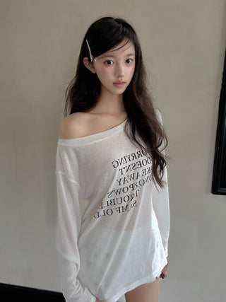 sheer long sleeve