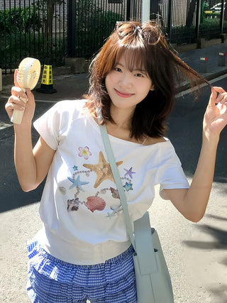 white off-shoulder