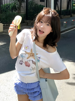 white off-shoulder