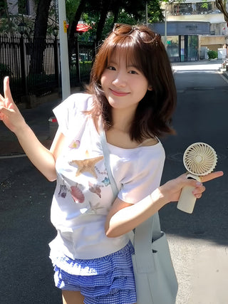 white off-shoulder