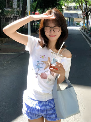white off-shoulder