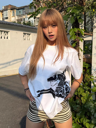 knight print Tops