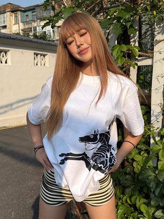 knight print Tops
