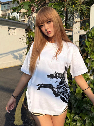 knight print Tops