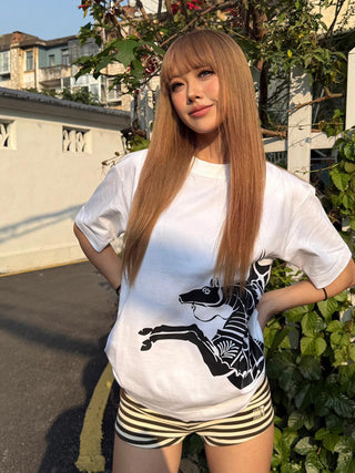 knight print Tops