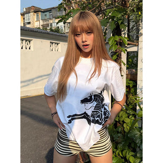 knight print Tops