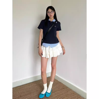 preppy check polo