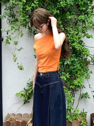 rhinestone strapless top