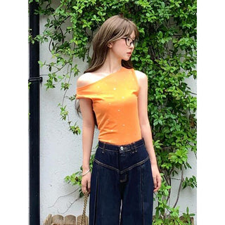 rhinestone strapless top