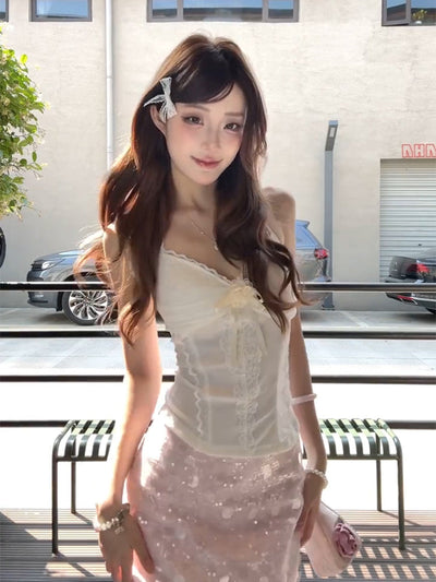 lace halter Top