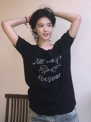 bow off-shoulder Tops