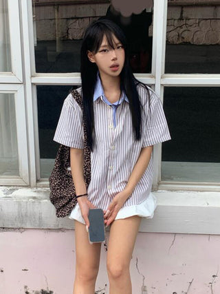 double stripe shirt