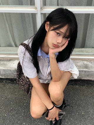 double stripe shirt