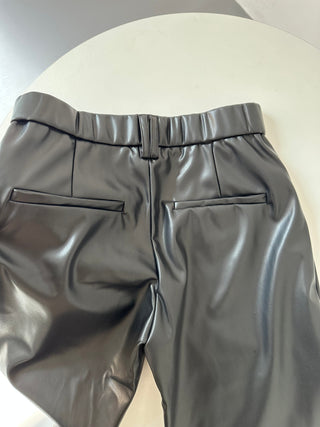 leather mop pants