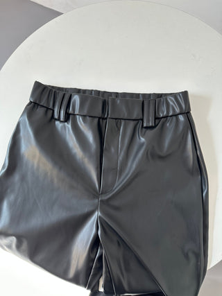 leather mop pants