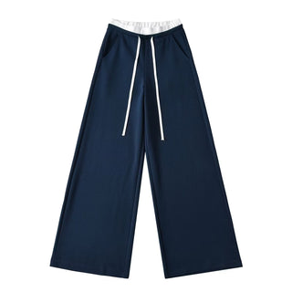 contrast waist pants