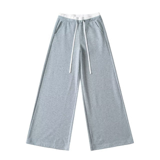 contrast waist pants