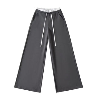 contrast waist pants