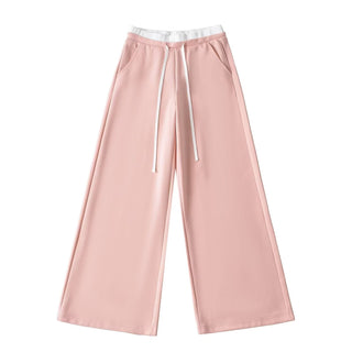 contrast waist pants