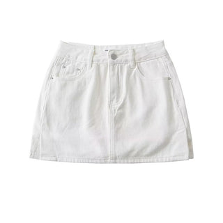 denim hip skirt
