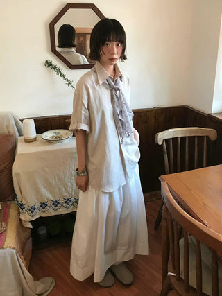 cuff fold shirt