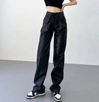 cool leather pants