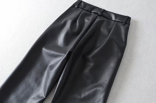 cool leather pants