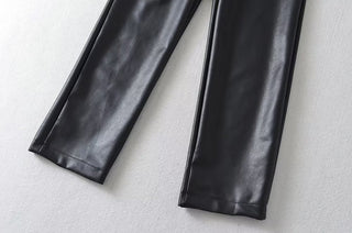 cool leather pants