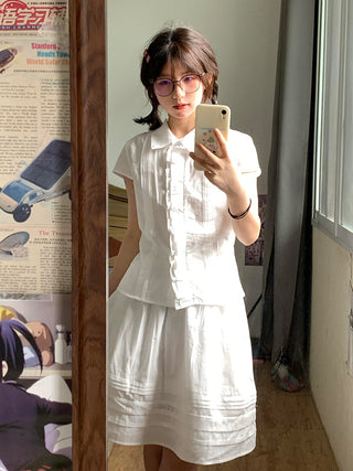 white suit set