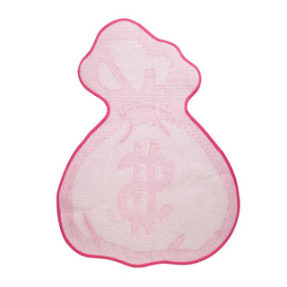 Pink Money Bag Tufted Rug