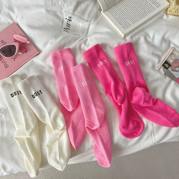 Y2k Pink Socks