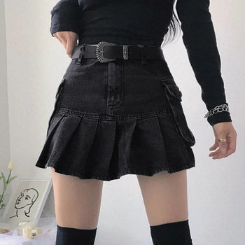 Y2k Pleated Skirt