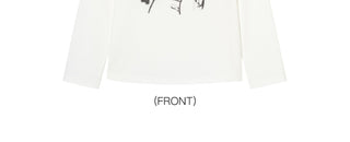 [YAWHAT] angel print tee