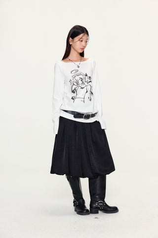 [YAWHAT] angel print tee