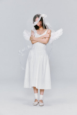 [YAWHAT] camisole suspender dress