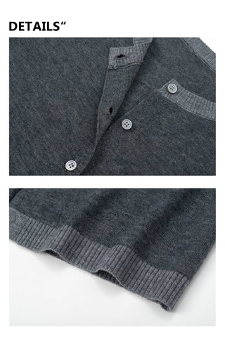 [YAWHAT] wool knit cardigan