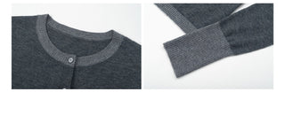 [YAWHAT] wool knit cardigan