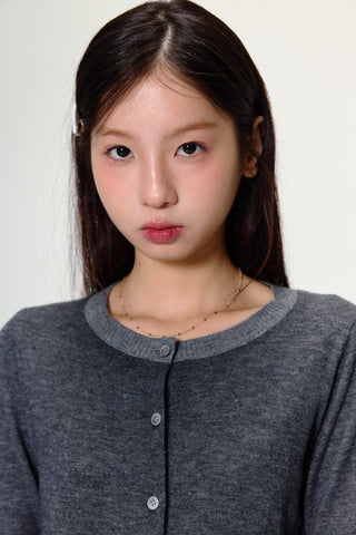 [YAWHAT] wool knit cardigan