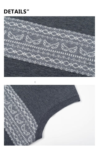 [YAWHAT] fairisle knit vest