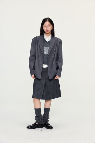 [YAWHAT] fairisle knit vest