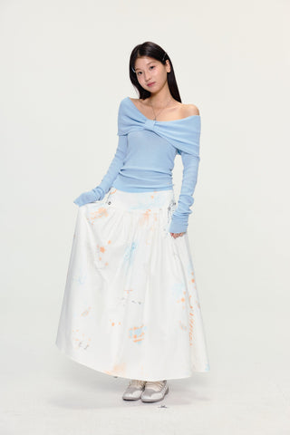 [YAWHAT] shawl halter dress